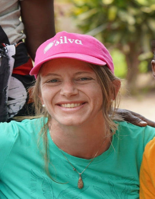 Katrien Delaet in the field in Tanzania